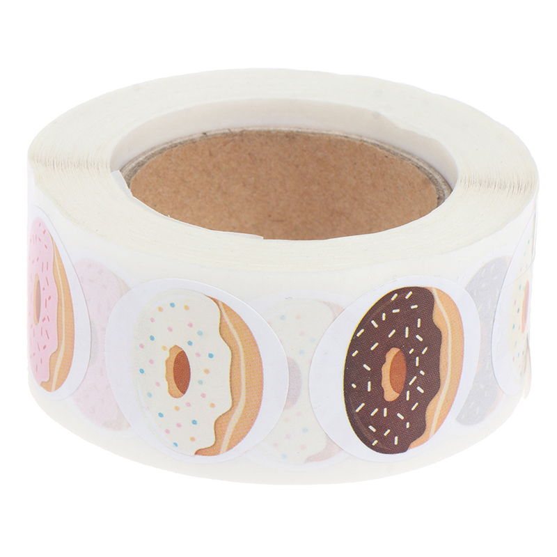 500pcs/roll Donuts Thank You S - Kids Toys Packaging 评论和价格