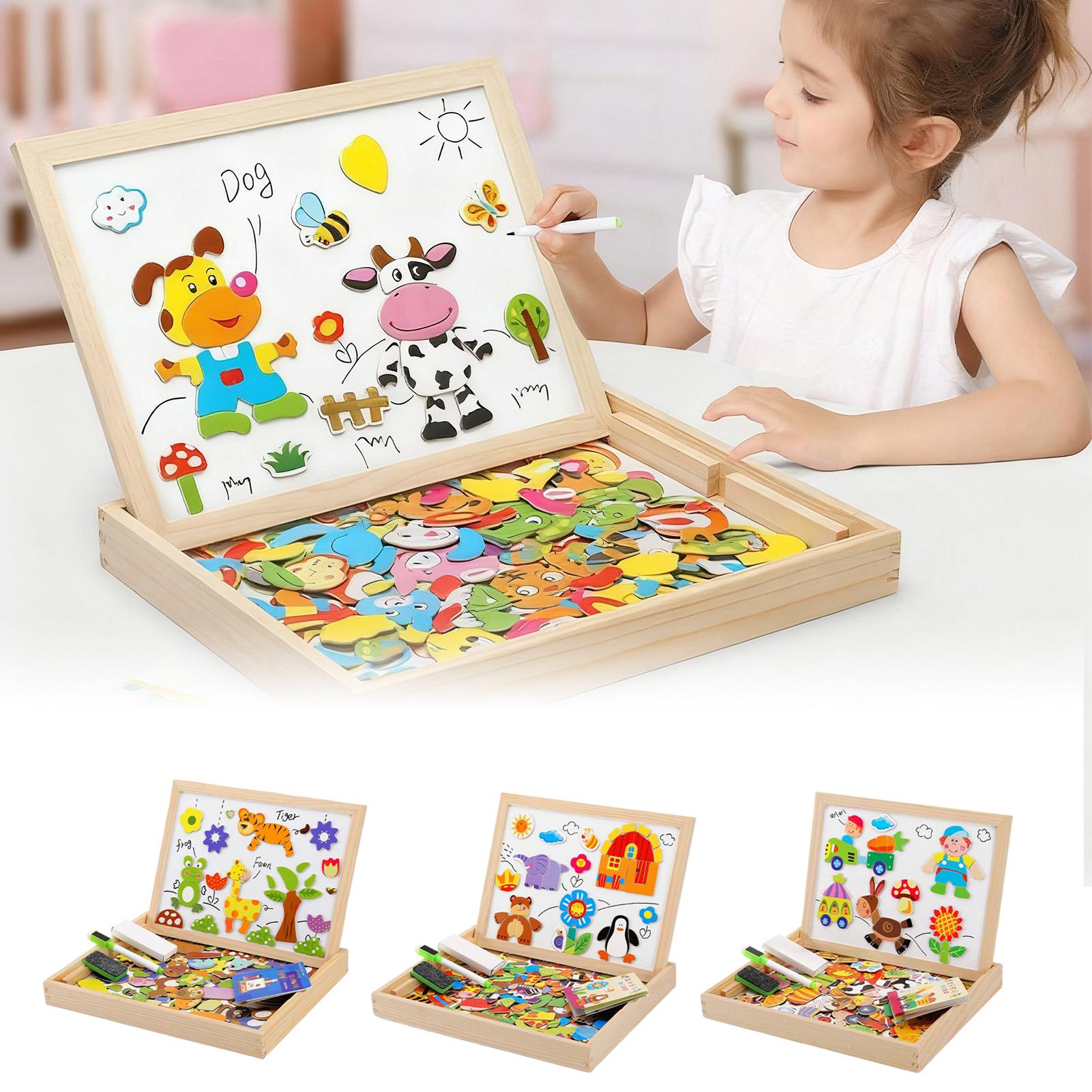 Magnetic Board For Kids Wooden - Magnetic Drawing Board 评论和价格