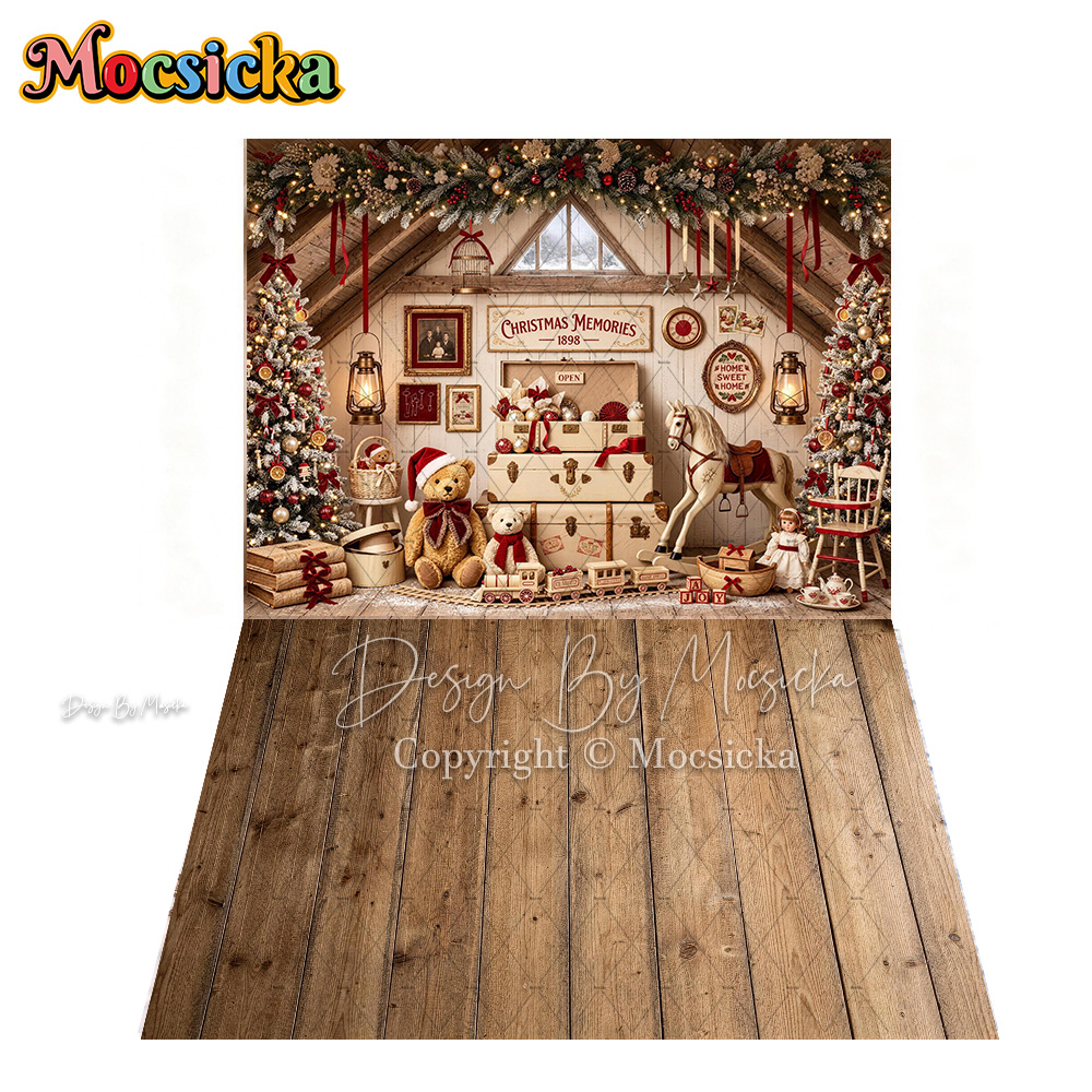 Mocsicka White Christmas Room  - Toys Background For Kids 评论和价格