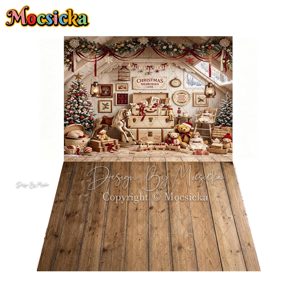Mocsicka White Christmas Room  - Toys Background For Kids 评论和价格