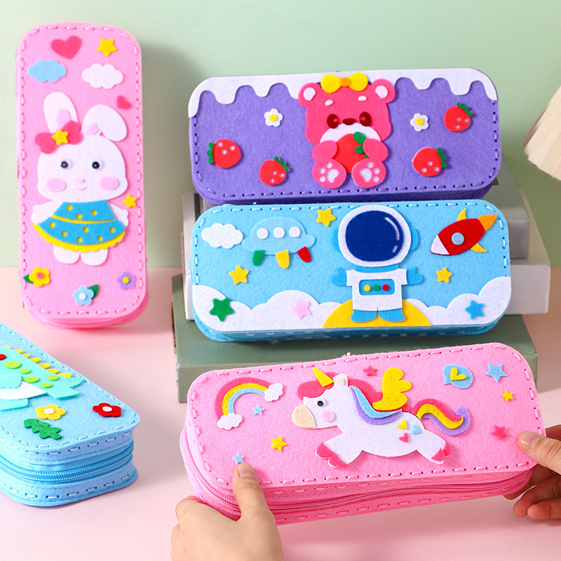 DIY Sewing Stationery Bag Non- - Kid Toys And Craft 评论和价格