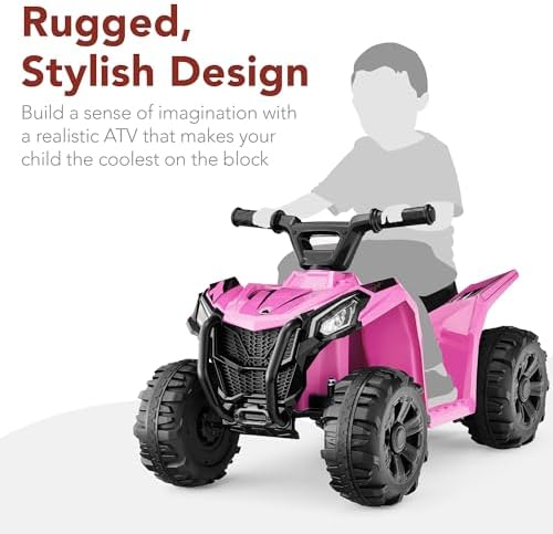 6V Kids Ride On Toy, 4-Wheeler - Kids Toys Quad 评论和价格