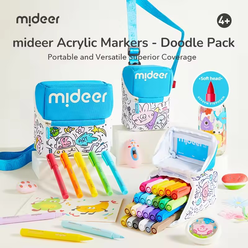 Mideer Acrylic Markers Graffit - Kids Toys Drawing Easy 评论和价格
