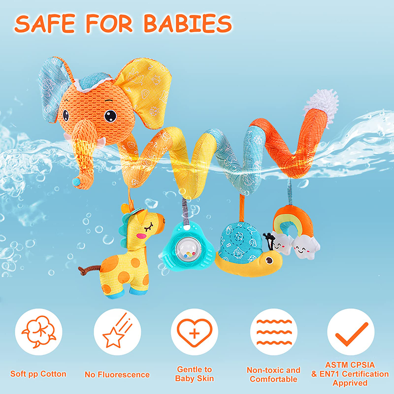 Car Seat Toys Infant Color Ele - Kids Toys Elephant 评论和价格