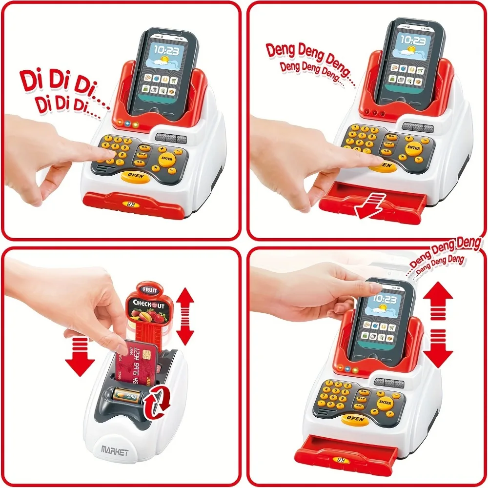33PCS Toy Cash Register for Ki - Kids Toys Shop 评论和价格