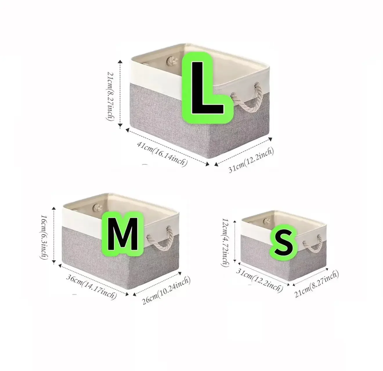 Linen Foldable Storage Basket  - Kids Toys Clearance 评论和价格