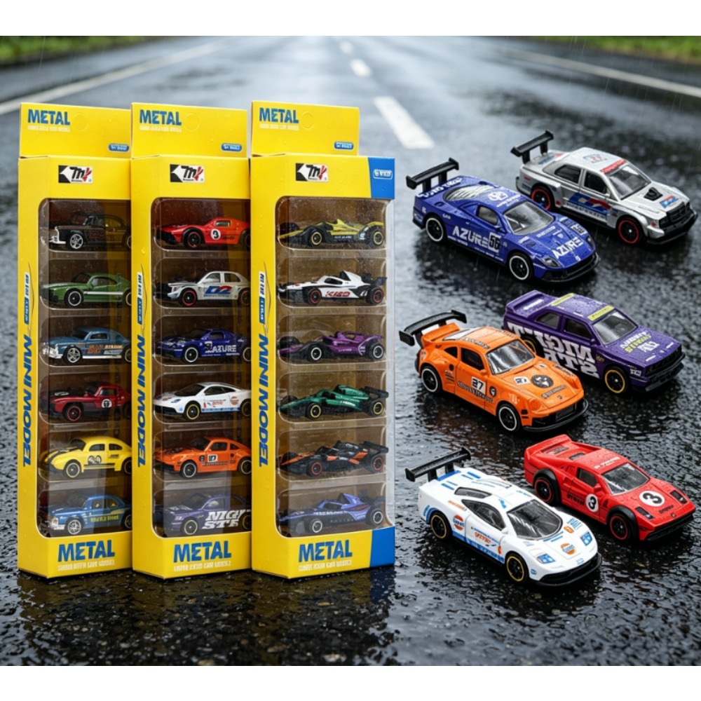 6Pcs Alloy Retro Racing Car Se - Kids Toys Amazon 评论和价格